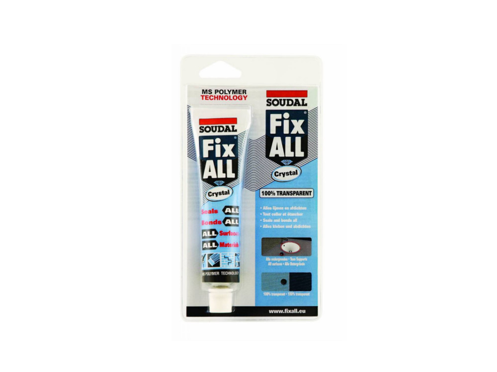 SOUDAL FIX ALL CRYSTAL 125 ML